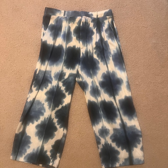 Zara printed satin trouser - Picture 3 of 4